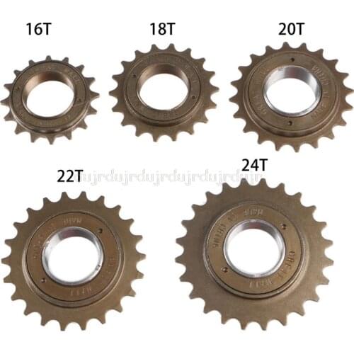 BMX Bike Bicycle Race 16/18/20/22/24T Tooth Single Speed Freewheel Sprocket Part S24 19 dropship