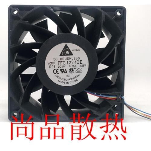 Good Quality Original Delta 12CM Cooling fan 12038 24V 0.85A FFC1224DE Four-wire Cooling Fan