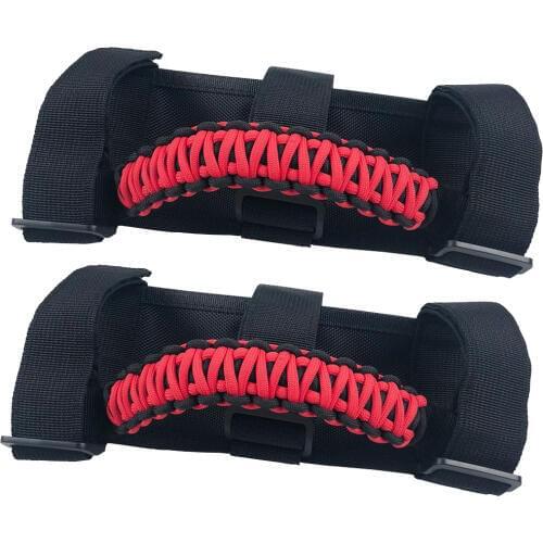 Grab Handles,Heavy Duty Unlimited Roll Bar Grab Handles for Jeep Wrangler TJ JK 2007-2017 (2pcs in 1pack)