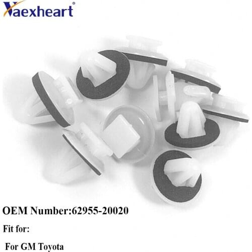 10 20 30 50 100x Door Panel Moulding Nylon Clip Retainer Fastener For GM Toyota 62955-20020 62955-12010 62955-50010 62955-12012