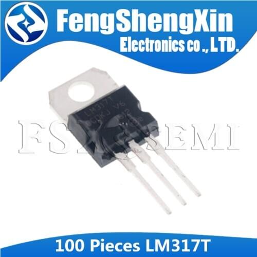 100pcs/lot NEW LM317T LM317 Voltage Regulator IC TO-220