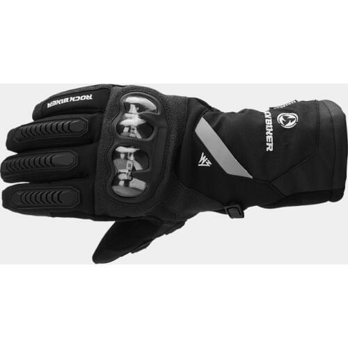 2018 New Arrival Carbon Fiber Motorcycle Gloves Winter Keep Warm Touch Screen Motocross Gloves Men Women 100% Waterproof luvas