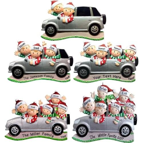 2022 Quarantine Christmas Tree Pendant Personalized Diy Name Lovely Family Car Hanging Ornament New Year Home Decoration Gift