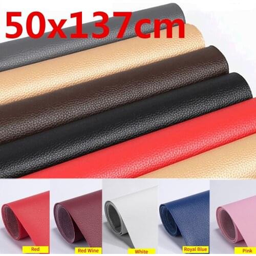 50*137cm Self Adhesive Leather Patch Sofa Repair Patches Stick-on No Ironing PU Fabric Sticker for Sofa Clothing Leather Repair