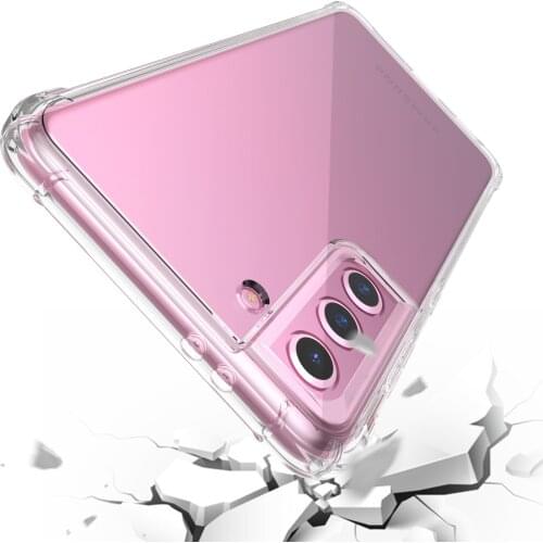 Anti-yellow Crystal Clear TPU Case for Samsung Galaxy S21 Plus Note 20 Ultra S20 FE 5G S10 S9 S8 Note 10 9 8 Phone Bag Cover