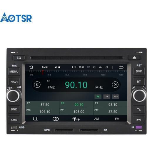 Aotsr Android 7.1 Car Stereo GPS Navigation DVD Video Player for VW PASSAT B5/GOLF 4/POLO/BORA/JETTA/SHARAN/T5 1999-2005