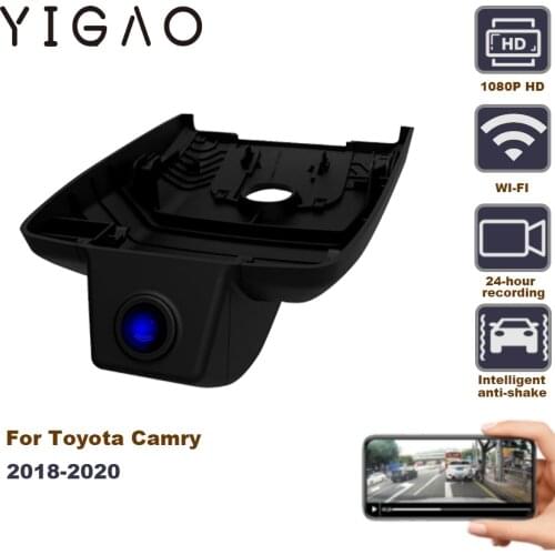 Car DVR WI-FI Video Recorder Dash Cam Camera For Toyota Camry 2018 2019 2020 1080P HD Night Vision APP Control Phone