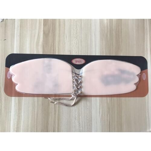 Stick On Bra Women Invisible Nude One Piece Black Bras Top Push Up Sexy Bralette Silicone Bralett Wedding Sticky Seamless Bralet