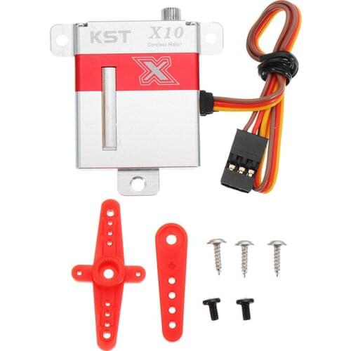 KST X10 10.8KG 8.4V Metal Gear Digital Servo Coreless Servo 2 Ball Bearing Servo for RC Model Glider