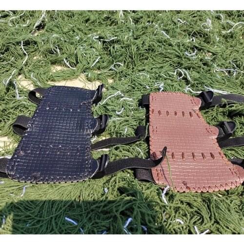 Archery Double Cowhide Arm Guards Archery Archery Bow Training Sports Field Protection Hunting Clothing Arm Guards