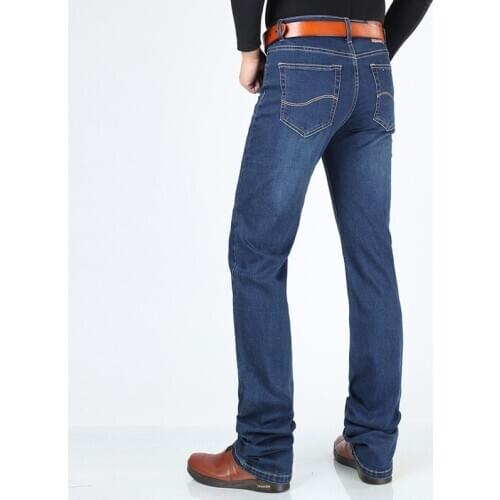 120 Cm Long Jeans Mens Spring Autumn Denim Pants Man Business Casual Jeans Male Long Denim Pants High Quality Men Jeans Pants