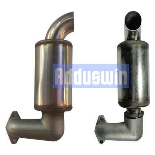 Horizontal bar water-cooled diesel engine Chang-fa Ami-Ke EM185 190 10 horsepower all stainless steel muffler T0299