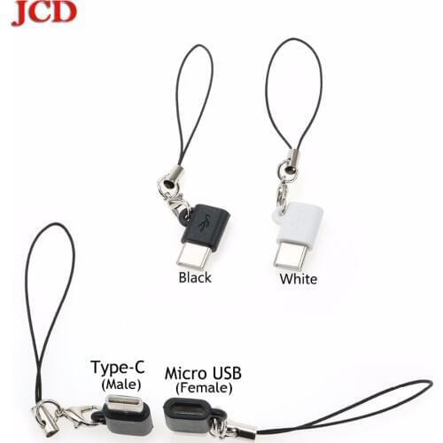 JCD New mini USB 3.1 Type C Male to Micro USB 2.0 5 Pin Female Data Transmission Head Adapter for Tablet & Various Mobile Phone