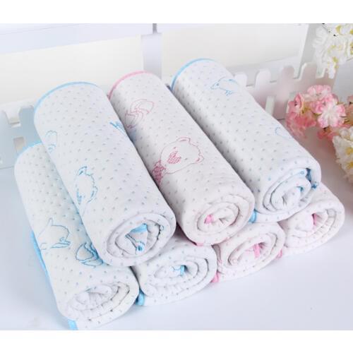 1PCS New Baby Kids Reusable Waterproof Mattress Bedding Diapering Changing Mat Washable breathable cotton 2 Colors