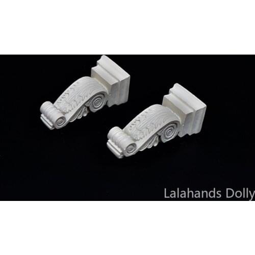 2pcs/1set DIY Dollhouse Miniature Ceramic, Metal Door Handle Model Decoration for Dollhouse Door Furniture Accessories