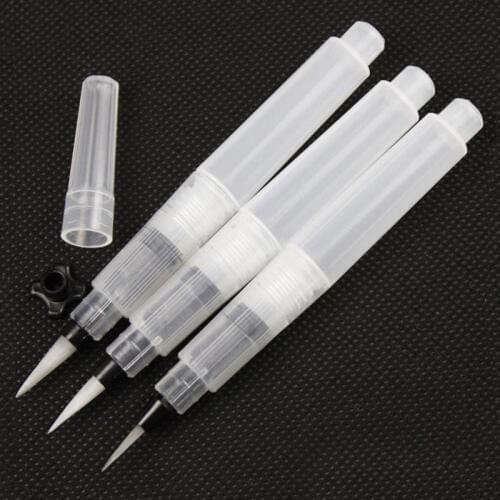 Refillable Water Brush Ink Pen for Water Color Calligraphy Painting Illustration Pen Office Stationery Supplies