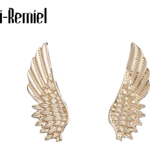 Korean Trendy Wings Brooches Silver Plated Metal Lapel Pin Men Suit Shirt Corsage Clothing Brooch Jewelry for Women Accessories