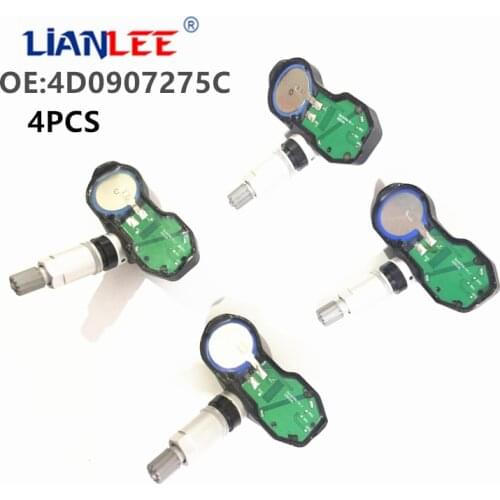 New 4Pcs/Lot 433Mhz Tire Pressure Sensor For Audi A8 A6 Allroad Ferrari 599 GTB Mercedes-Benz E Class AMG 4D0907275C 4D0907275