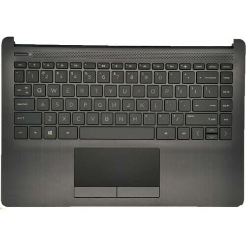 NEW FOR HP 14-CF 14-DF 14-DK Palmrest W/ Keyboard & Touchpad L24818-001