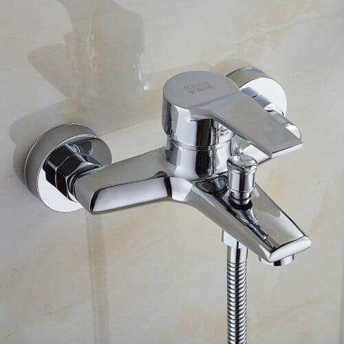 New Shower Faucet Bathroom Switch Triple Hot and Cold Faucet Concealed Bath Mixing Valve Electric Water Heater Shower Top H8248