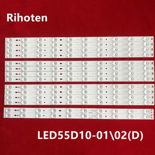 Brand new original for haier LS55AL88U71 light strip 30355010209 LED55D10A/ b-zc14ag-01 a set of 14 10 lights