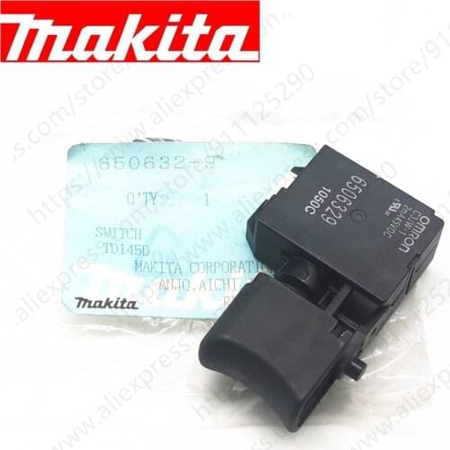 Switch for MAKITA BCG140 BTD133 DCG140 DCG180 DTD145 BTD145Z BTD133RFE LXDT01 6506329 650632-9
