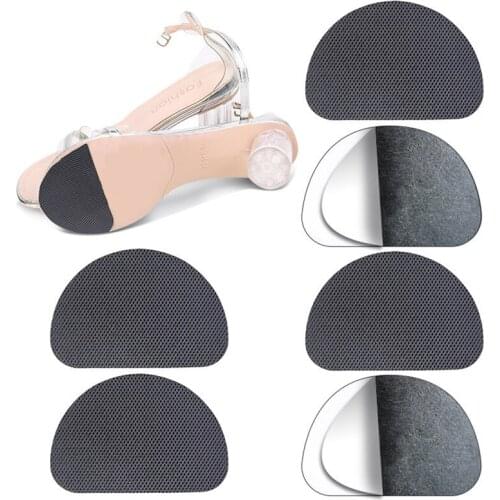 Rubber Anti Slip Pad Ground Grip Under Soles Stick Non-slip Rubber Sole Protectors Self-Adhesive Shoes Pads Mats Unisex Cushion