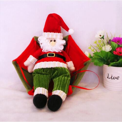 Christmas Snowman Old Man Parachute Christmas Decoration Home Tree Decorations Festival Gift Ornaments Supplies