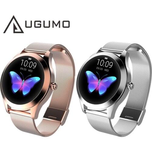 UGUMO Women Smart Watch IP68 Waterproof Bracelet Heart Rate Monitor Sleep Monitoring Bracelet Sport Female Watch For Android IOS