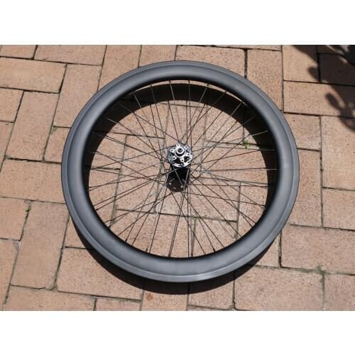 Ultra Light Wheelset 60mm Full Carbon Road Cyclocross Bike Clincher Wheelset for Disc Brake Front QR / Rear QR 135mm