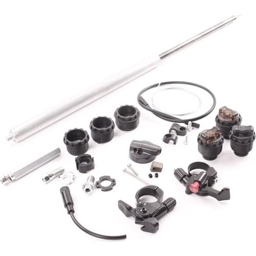 Mountain Bike Fork Repair Parts Hydraulic Damping Rod Wire Control Switch Adjustable Locking Universal Front Fork Accessories