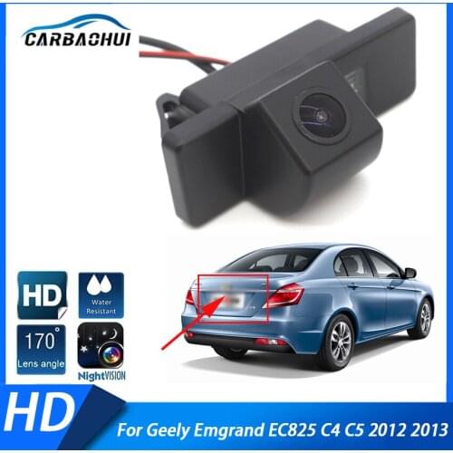 High quality RCA Night Vision Waterproof Special Car Rear View Reverse Camera ​For Geely Emgrand EC825 C4 C5 2012 2013