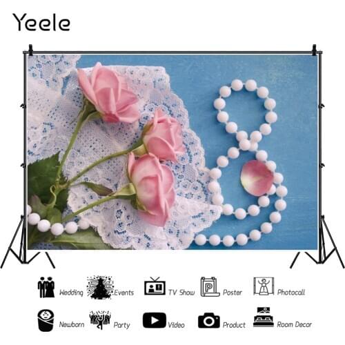 Yeele Photocall Womens Day Backdrops Props March 8 Vinyl Background Party Decor Photography Photozone For Photo Studio Shoots