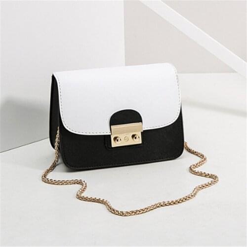 New Small Flap Crossbody Bags for Women 2020 PU Leather Shoulder Messenger Bag for Girls Handbag Bolsas Ladies Patchwork