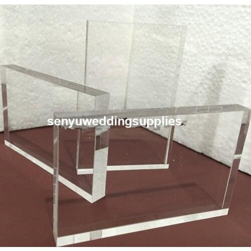 20pcs)crystal Acrylic Clear Sheet Home Decor High Transparent Block Furniture Gift Card Placas Decorativas 10mm senyu1936