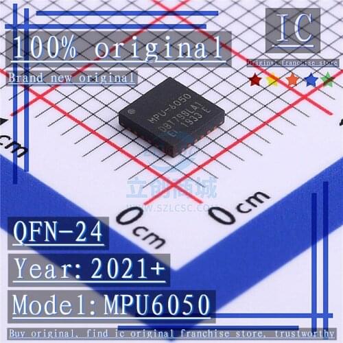 2021+ 100% Brand new original 2PCS-10PCS MPU6050 MPU-6050 QFN-24 Axis six-axis sensor gyroscope accelerometer chip