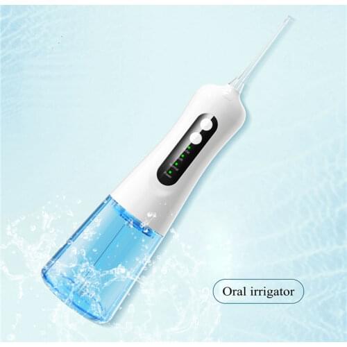 2021 New 300ML Water Flosser Cordless Portable Teeth Cleaner Household Adult Oral Irrigator Dental Electric Dental Water Jet