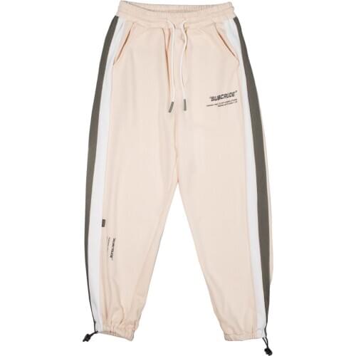 LACIBLE Hip Hop Harem Pants Man Streetwear Letter Print Sweat Pants Sweatpants Harajuku Oversized Loose Joggers Men Trouser