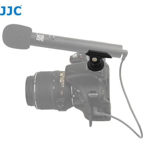 JJC Camera Hotshoe Shotgun Mount Shock DSLR 21mm Shaft Holder Microphone Clip for AKG C568/CK61/CK62/CK63/CK68/CK69/AT815b