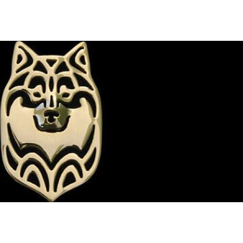 New Design Classic Animal Finnish Lapphund Dog Broche Gold Silver Color Designer Brooch For Men Overwatch Gift For Friend Father
