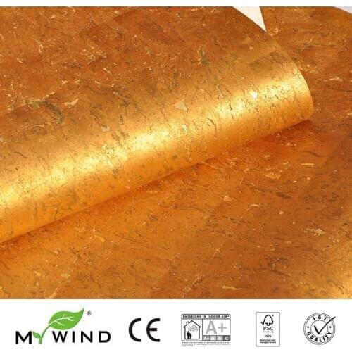 2019 MY WIND Gold HOT Luxury Decoration Wallpapers Luxury 100% Natural Material Safety Innocuity 3D Wallpaper In Roll home Decor