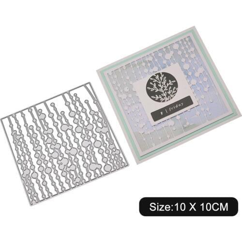 Leaf background / invitation lace / Greeting Card Decoration crafts and scrapbooking circle die cut box nesting dies wooden dies