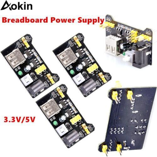 MB102 3.3V/5V Breadboard Power Supply Module for Arduino Board Solderless Breadboard