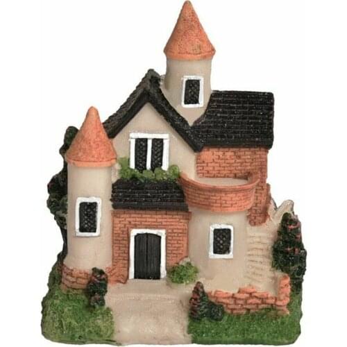 Mini Micro Landscape House Resin Crafts Home Miniature Villa Dollhouse Decor Accessories Fairy Garden Decoration