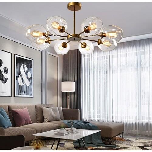 Nordic LED Chandelier Lighting Dining Room Decoration,Living Room Chandeliers Lamp Indoor Hanging Lamp Kitchen Light Fixtures