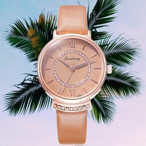 New Fashion Simple Women Watches Ladies Casual Leather Quartz Watch Female Clock Relogio Feminino Montre Femme Zegarek Damski