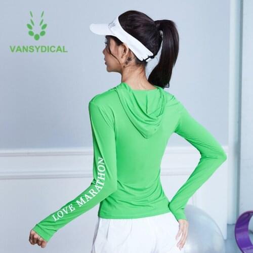New Women Fitness Sports Yoga Hoodies Gym Workout Sweatshirts Running Long Sleeve Pullover Slim Tennis Training Sportswear Top