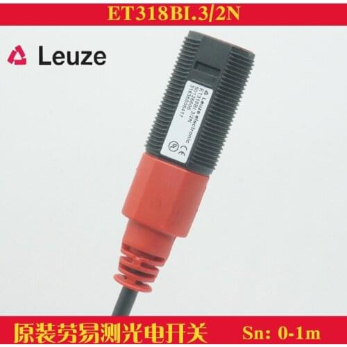 Original Leuze Germany easy to measure ET318BI.3/2N diffuse reflection photoelectric switch invisible light sensor