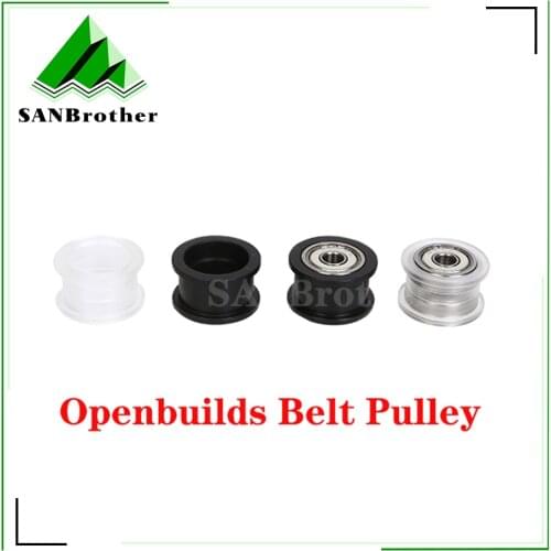 Openbuilds Plastic POM Passive wheel Perlin Idler Pulley with 625 Bearings For 3D printer parts