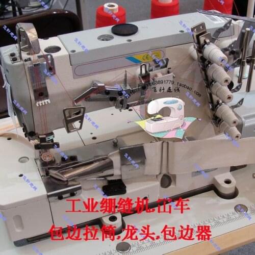 Industrial sewing machine stretch sewing machine bucket car pull cylinder for wrapping hem edge sewing aid pull cylinder